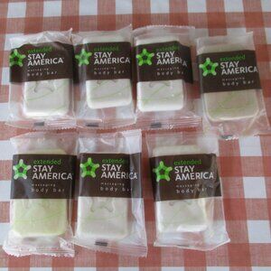 Lot of Seven Stay America Hotel Travel Soaps NEW